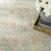Nourison Botanical Washables BOT03 Green Multicolor Area Rug Corner Image