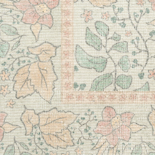 Nourison Botanical Washables BOT03 Green Multicolor Area Rug Swatch Image