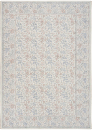 Nourison Botanical Washables BOT03 Ivory Multicolor Area Rug main image