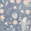 Nourison Botanical Washables BOT04 Blue Multicolor Area Rug Swatch Image