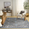 Nourison Botanical Washables BOT04 Charcoal Multicolor Area Rug Room Image Feature
