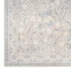 Nourison Botanical Washables BOT04 Grey Multicolor Area Rug Texture Image