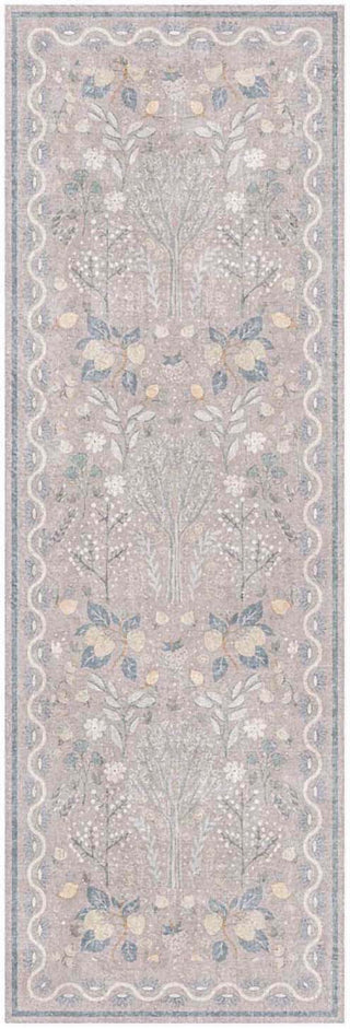 Nourison Botanical Washables BOT04 Grey Multicolor Area Rug Main Image