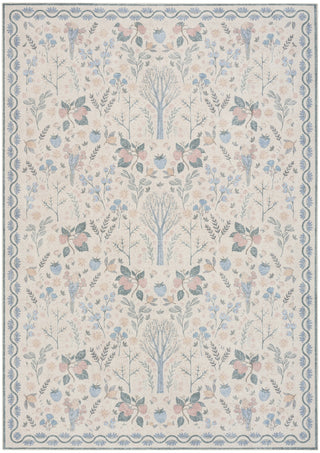Nourison Botanical Washables BOT04 Ivory Multicolor Area Rug main image