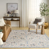 Nourison Botanical Washables BOT04 Ivory Multicolor Area Rug Room Image Feature