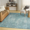 Nourison Botanical Washables BOT05 Green Area Rug Corner Image