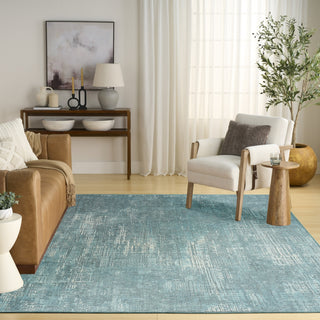 Nourison Botanical Washables BOT05 Green Area Rug Room Image Feature