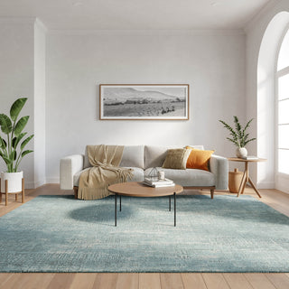 Nourison Botanical Washables BOT05 Green Area Rug Corner Image