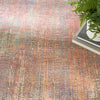Nourison Botanical Washables BOT05 Multicolor Area Rug Corner Image