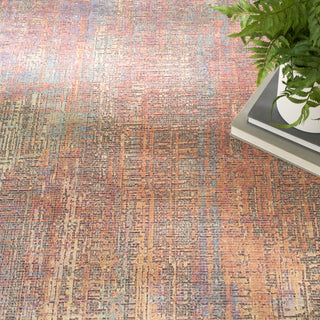 Nourison Botanical Washables BOT05 Multicolor Area Rug Corner Image