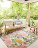 Loloi II Botanical BOT-01 Ivory/Multi Area Rug Lifestyle Image Feature