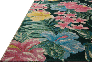 Loloi II Botanical BOT-03 Midnight / Multi Area Rug Corner Image