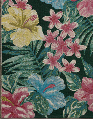 Loloi II Botanical BOT-03 Midnight / Multi Area Rug Corner Image