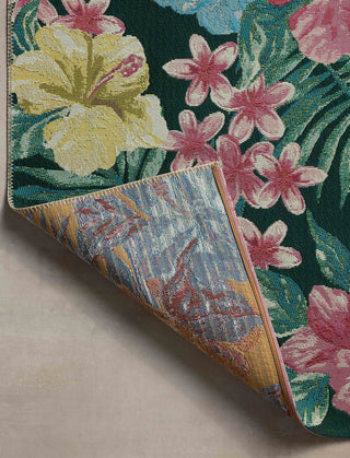 Loloi II Botanical BOT-03 Midnight / Multi Area Rug Backing Image