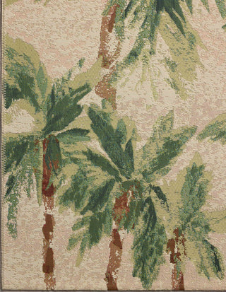 Loloi II Botanical BOT-04 Clay / Green Area Rug Corner Image