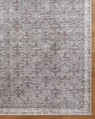 Becki Owens x Livabliss Zafira BOZF-2302 Machine Washable Area Rug Overhead Image
