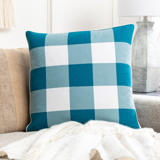 Surya Buffalo Plaid BPD-003 Deep Teal Style Shot