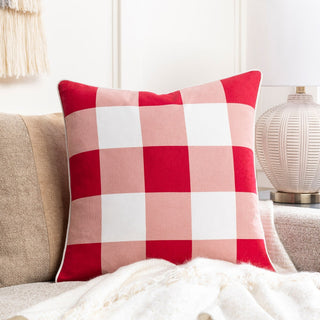Surya Buffalo Plaid BPD-004 Red Style Shot