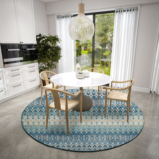 Dalyn Brisbane BR1 Indigo Area Rug 