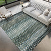 Dalyn Brisbane BR1 Mineral Blue Area Rug Lifestyle Image Feature