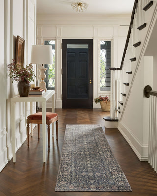 Bradbury BRU-01 Midnight/Multi Area Rug by Jean Stoffer X Loloi Lifestyle Image Feature