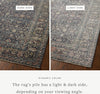 Bradbury BRU-01 Midnight/Multi Area Rug by Jean Stoffer X Loloi Lifestyle Image Feature