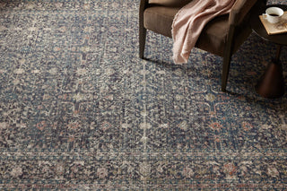 Bradbury BRU-01 Midnight/Multi Area Rug by Jean Stoffer X Loloi Lifestyle Image Feature