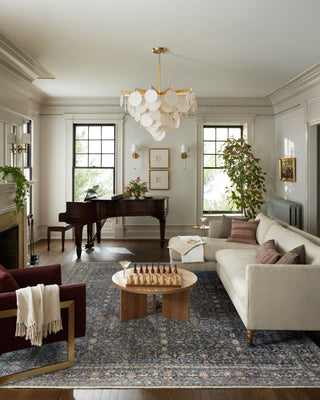 Bradbury BRU-01 Midnight/Multi Area Rug by Jean Stoffer X Loloi Lifestyle Image Feature