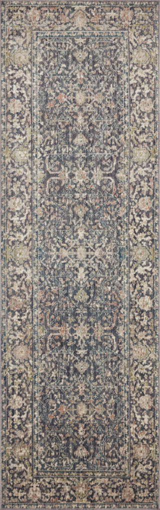 Bradbury BRU-01 Midnight/Multi Area Rug by Jean Stoffer X Loloi Runner Image