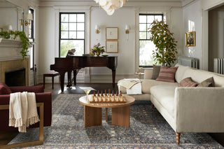 Bradbury BRU-01 Midnight/Multi Area Rug by Jean Stoffer X Loloi Lifestyle Image Feature