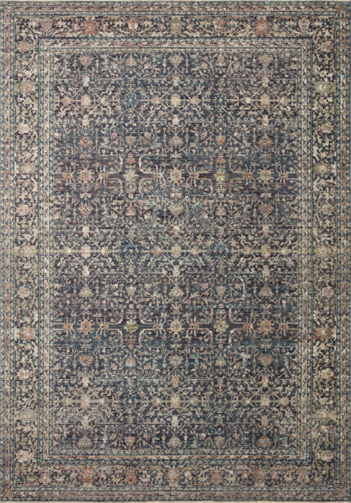 Bradbury BRU-01 Midnight/Multi Area Rug by Jean Stoffer X Loloi main image