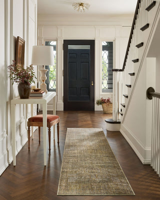 Bradbury BRU-02 Dove/Gold Area Rug by Jean Stoffer X Loloi Lifestyle Image Feature