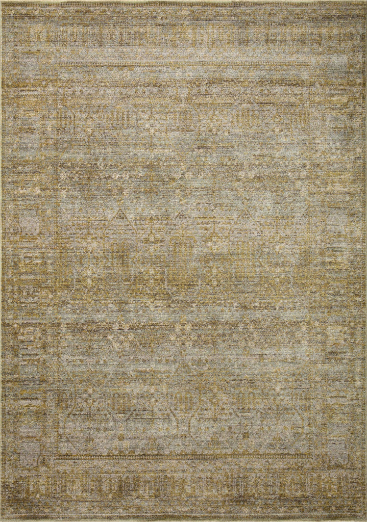 Bradbury BRU-02 Dove/Gold Area Rug by Jean Stoffer X Loloi main image