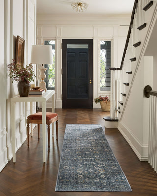 Bradbury BRU-03 Ocean/Gold Area Rug by Jean Stoffer X Loloi Lifestyle Image Feature