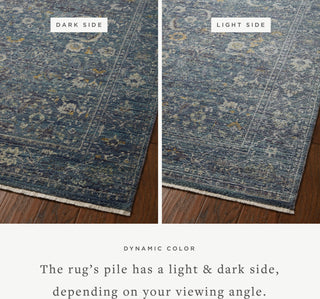 Bradbury BRU-03 Ocean/Gold Area Rug by Jean Stoffer X Loloi Lifestyle Image Feature