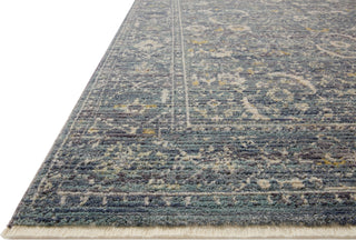 Bradbury BRU-03 Ocean/Gold Area Rug by Jean Stoffer X Loloi Corner Image