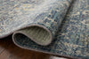 Bradbury BRU-03 Ocean/Gold Area Rug by Jean Stoffer X Loloi Pile Image