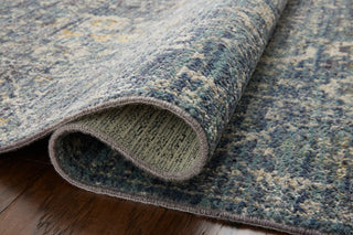 Bradbury BRU-03 Ocean/Gold Area Rug by Jean Stoffer X Loloi Pile Image