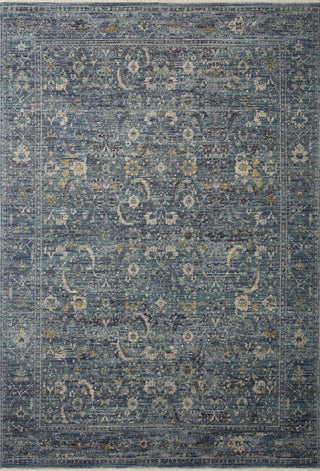 Bradbury BRU-03 Ocean/Gold Area Rug by Jean Stoffer X Loloi main image