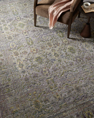Bradbury BRU-04 Grey/Multi Area Rug by Jean Stoffer X Loloi Lifestyle Image Feature