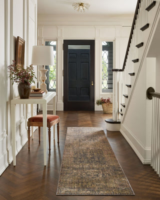 Bradbury BRU-05 Ink/Multi Area Rug by Jean Stoffer X Loloi Lifestyle Image Feature