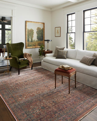 Bradbury BRU-06 Sunset/Multi Area Rug by Jean Stoffer X Loloi Lifestyle Image Feature