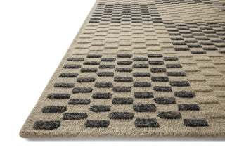 Chris Loves Julia X Loloi Bradley BRL-01 Beige/Midnight Area Rug Corner Image