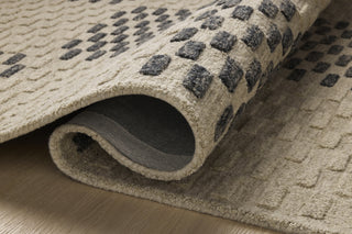 Chris Loves Julia X Loloi Bradley BRL-01 Beige/Midnight Area Rug Pile Image