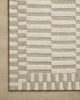 Bradley BRL-02 Ivory/Beige Area Rug by Chris Loves Julia X Loloi Corner Image
