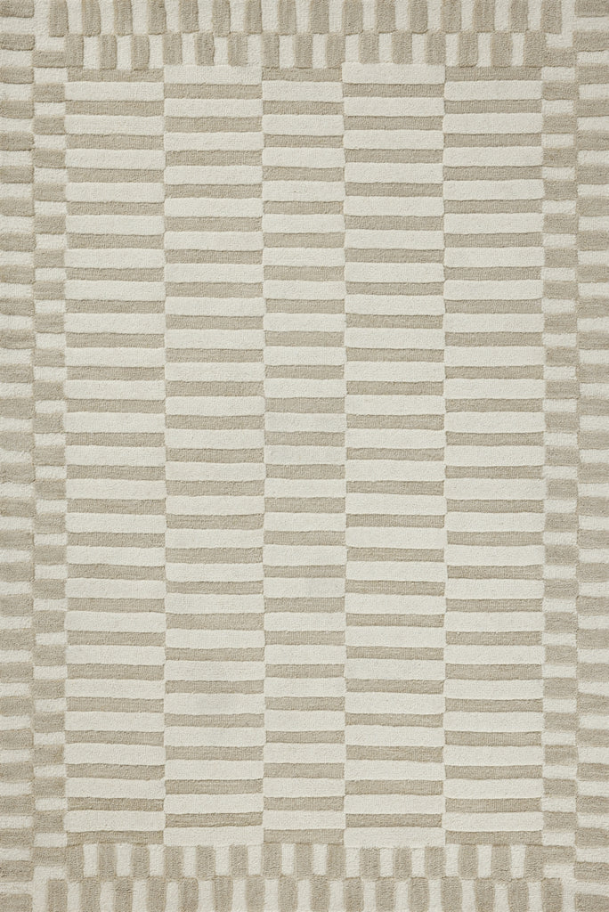 Bradley BRL-02 Ivory/Beige Area Rug by Chris Loves Julia X Loloi main image