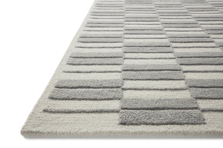 Bradley BRL-03 Ivory/Grey Area Rug by Chris Loves Julia X Loloi Corner Image