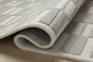 Bradley BRL-03 Ivory/Grey Area Rug by Chris Loves Julia X Loloi Pile Image