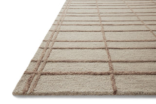 Bradley BRL-04 Rose/Blush Area Rug by Chris Loves Julia X Loloi Corner Image