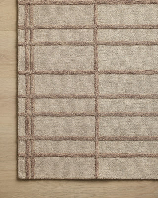 Bradley BRL-04 Rose/Blush Area Rug by Chris Loves Julia X Loloi Corner Image